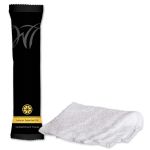 Pre-Moistened Terry Cotton Refreshment Towel, 8in Rolled, Lemon Scented, Individually Packaged